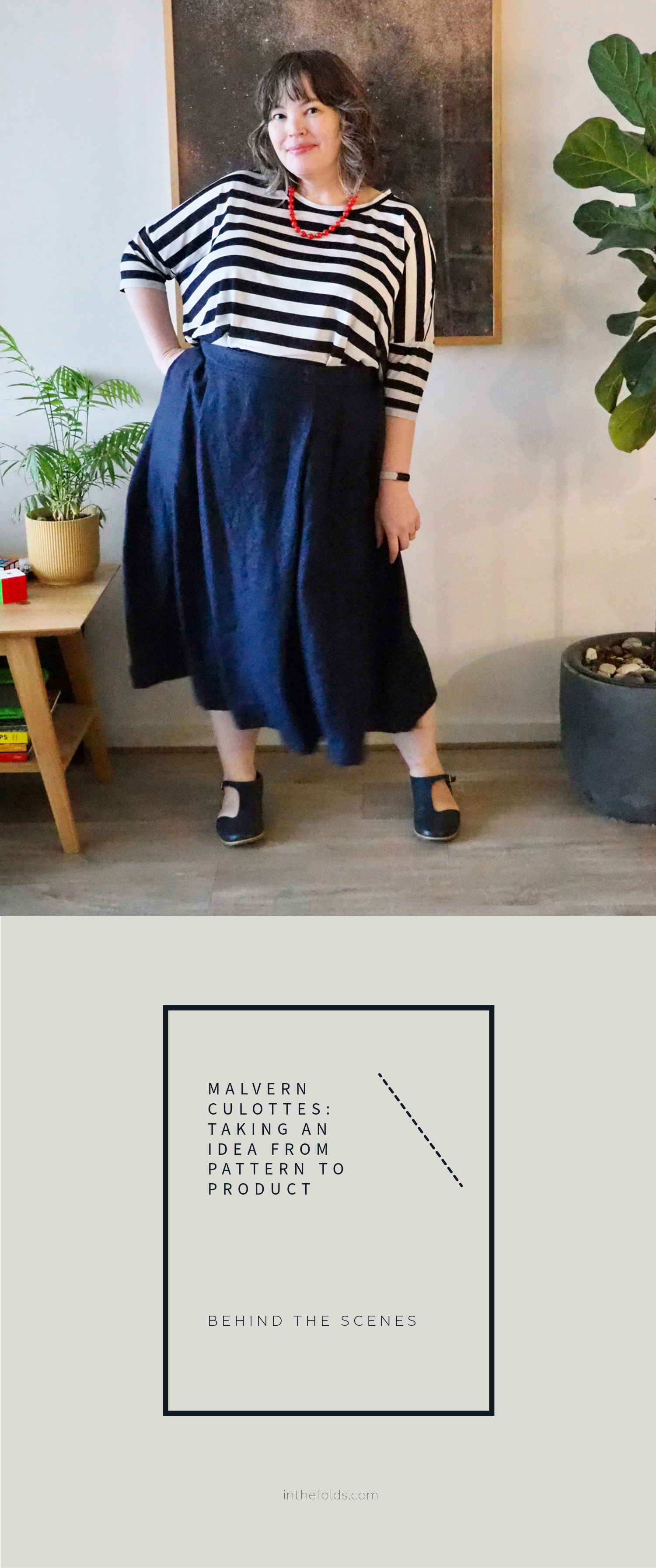 Taking an idea from sewing pattern to product — In the Folds